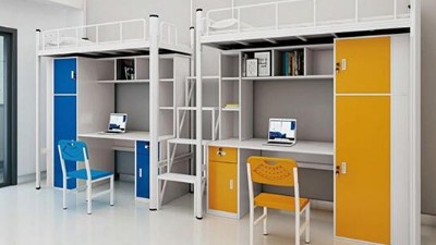 上下铺铁床生产厂家 康胜家具品质好